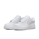 WOMENS AIR FORCE 1 '07 WHITE/CHROME-METALLIC SILVER