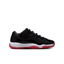 Air Jordan 11 Retro Low Big Kid's Shoes Black/Varsity Red-White