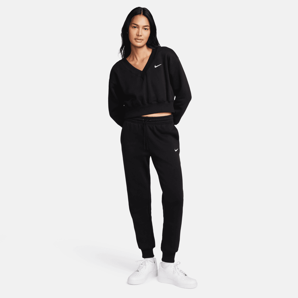 WOMENS NIKE SPORTWEAR PHOENIX FLEECE MID-RISE SWEATPANTS