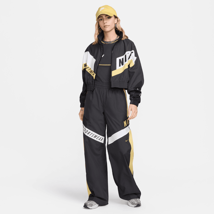 Nike DF JKT SSNL NVTY JACKETS FOR womens BLACK/(REFLECTIVE