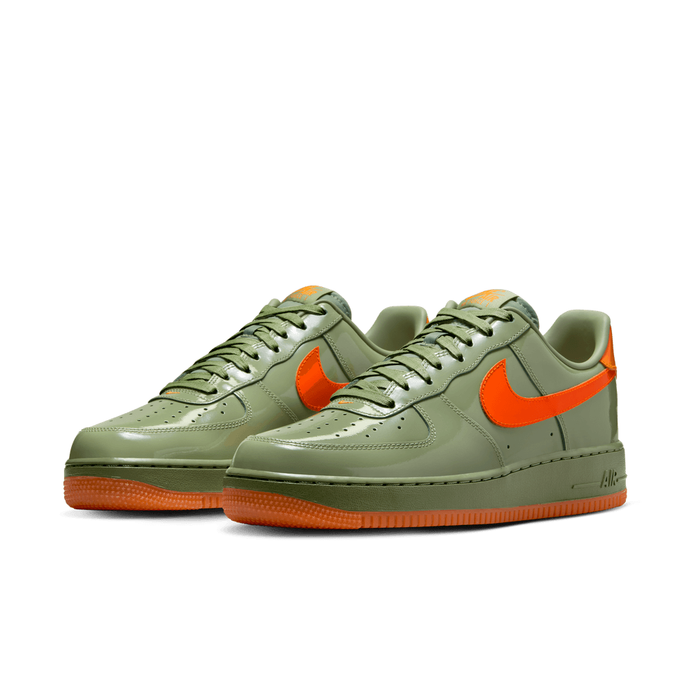 9/1 Men's Air Force 1 '07 PRM 'Oil Green/Safety Orange'