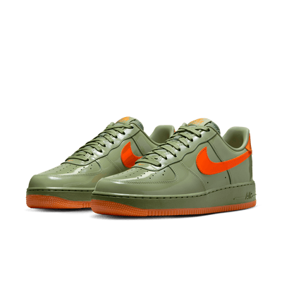 9/1 Men's Air Force 1 '07 PRM 'Oil Green/Safety Orange'