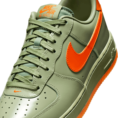 9/1 Men's Air Force 1 '07 PRM 'Oil Green/Safety Orange'