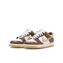 Youth (GS) Nike Dunk Low - WHITE/METALLIC GOLD-WHITE-CACAO WOW