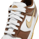 Youth (GS) Nike Dunk Low - WHITE/METALLIC GOLD-WHITE-CACAO WOW