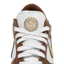 Youth (GS) Nike Dunk Low - WHITE/METALLIC GOLD-WHITE-CACAO WOW