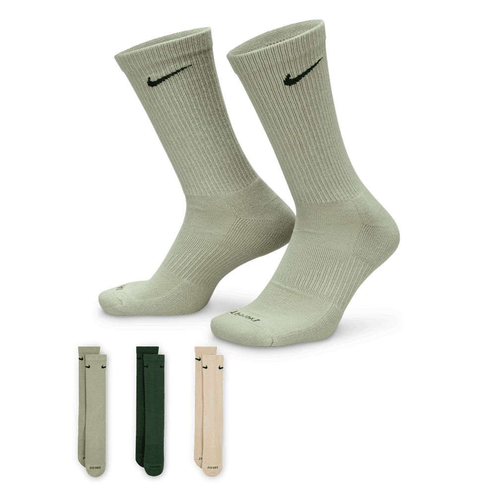 Nike Everyday Plus Cushioned Training Crew Socks (3 Pairs)