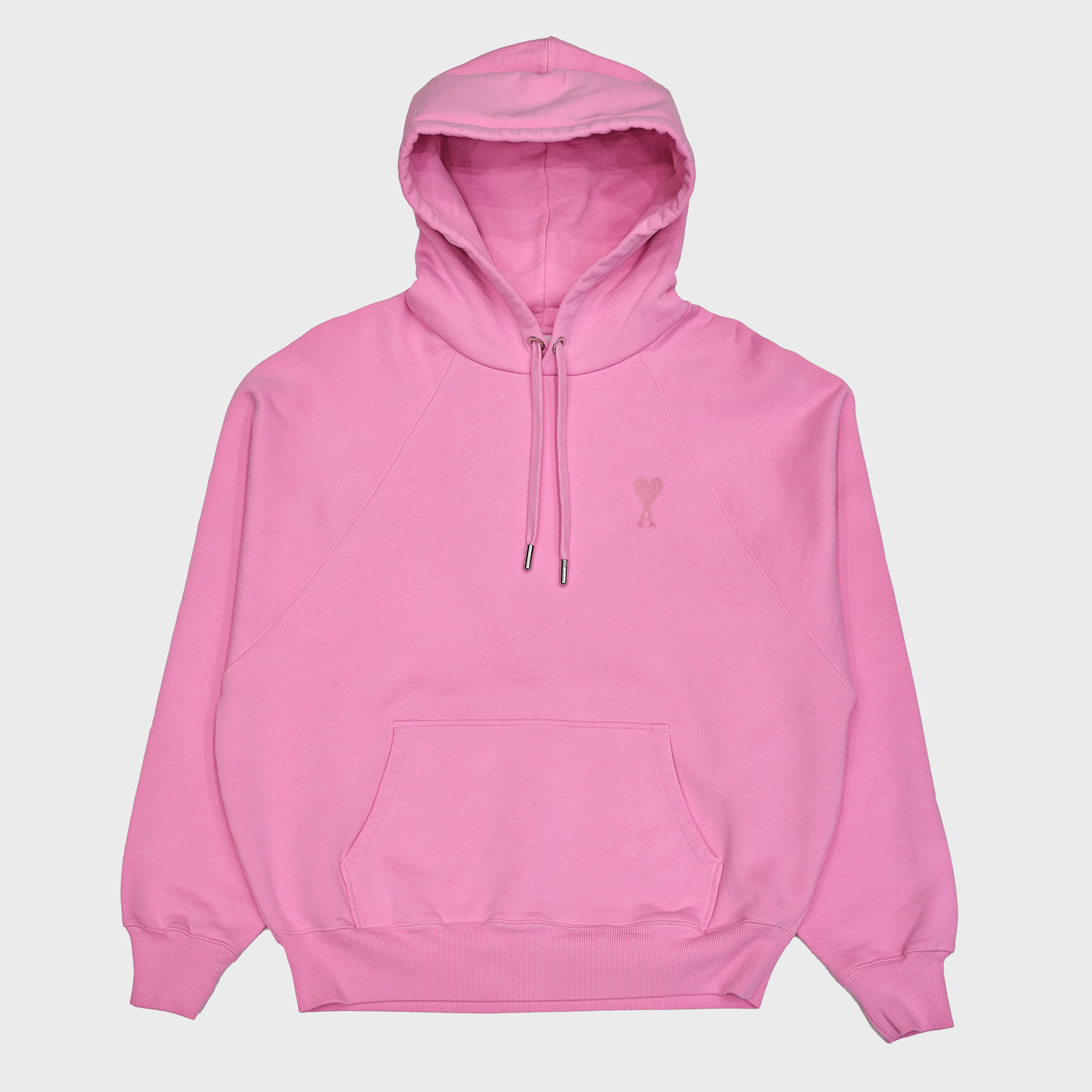 AMI PARIS Pink Ami de Cœur Hoodie