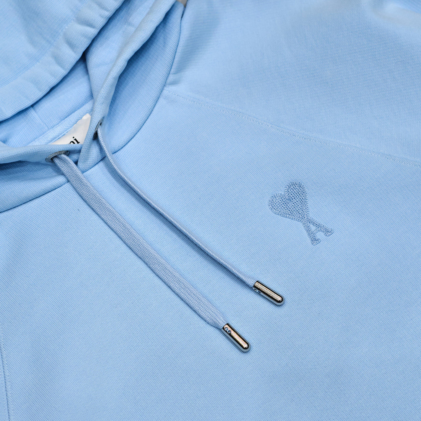 AMI PARIS Blue Ami De Cœur Hoodie