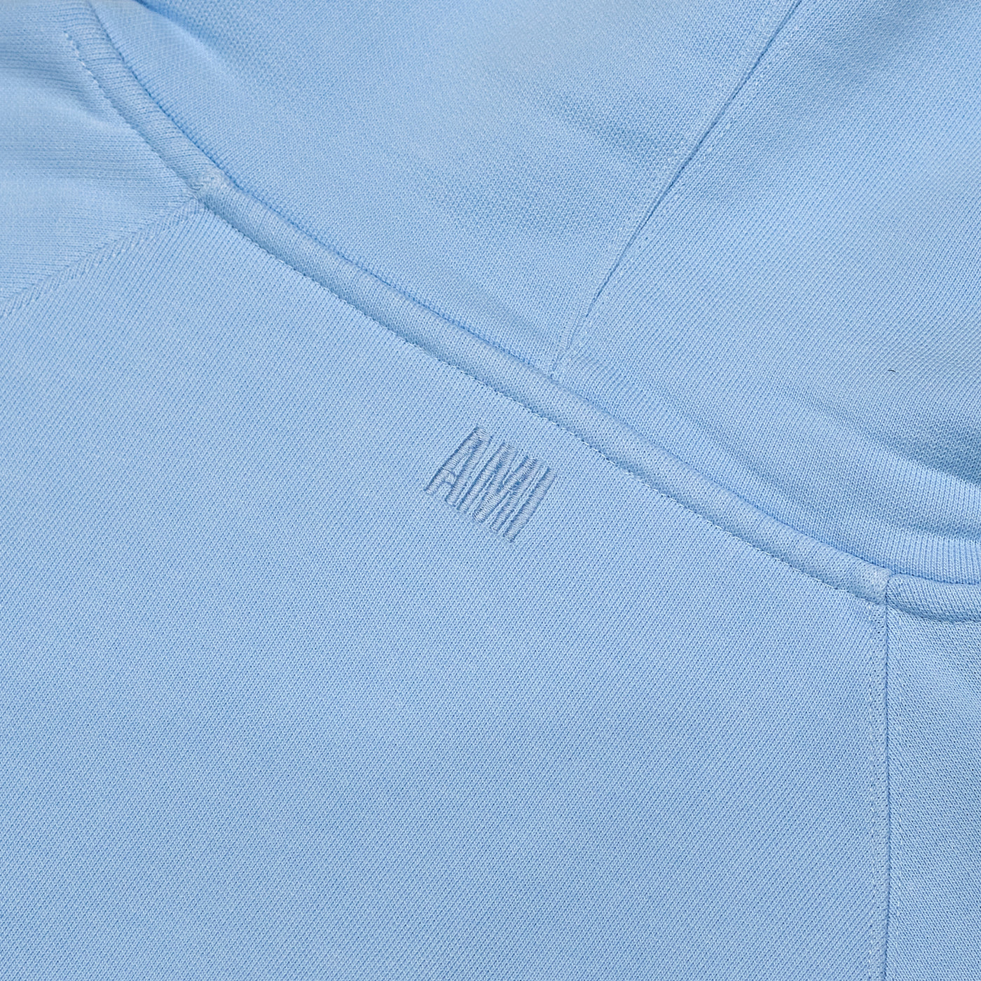 AMI PARIS Blue Ami De Cœur Hoodie