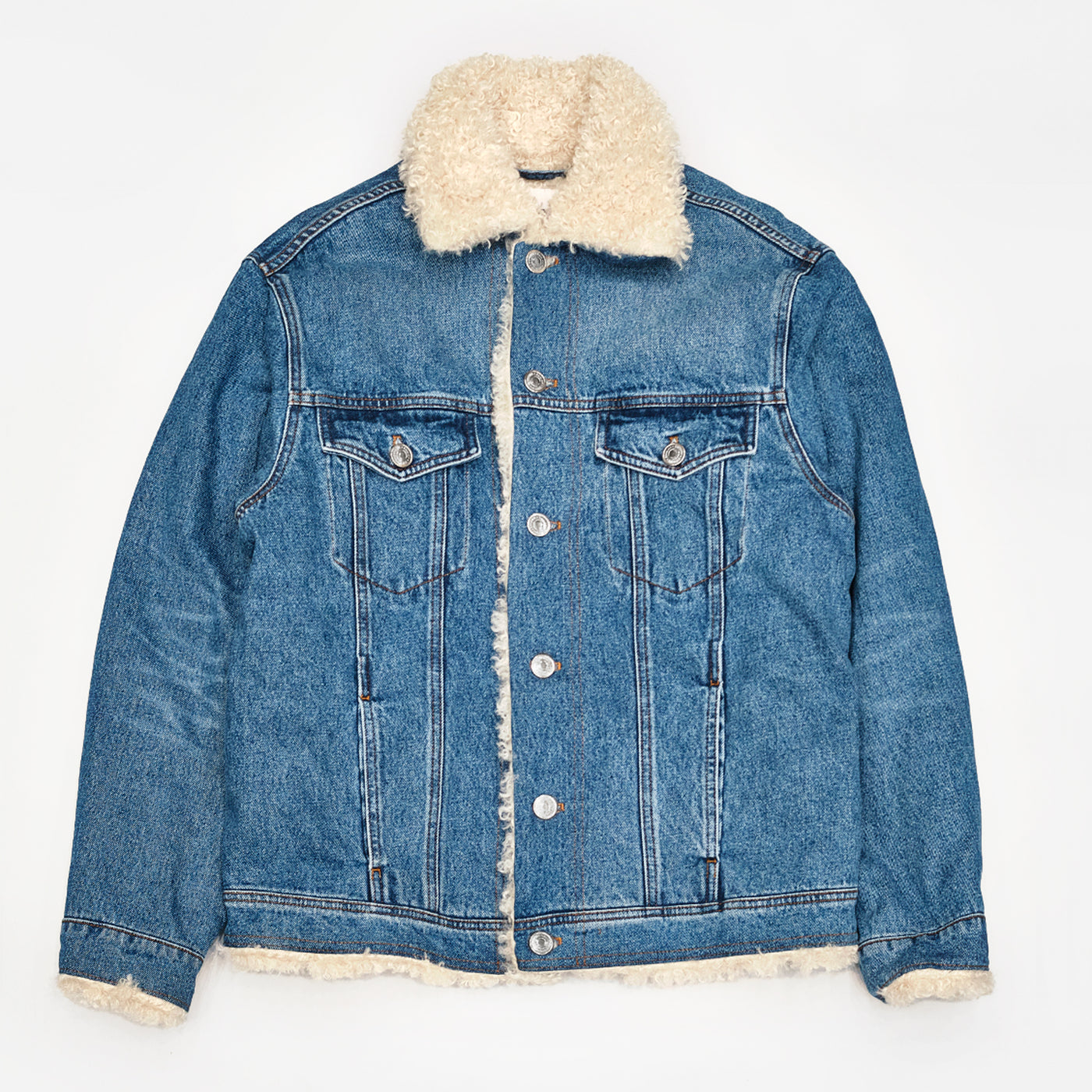 AMI PARIS TRUCKER LINED JACKET