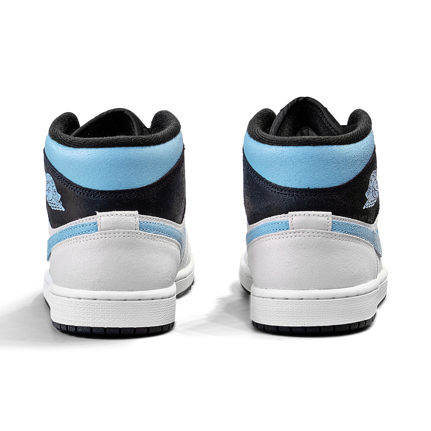 Air Jordan 1 Mid SE Summit White/Blue Chill-Black