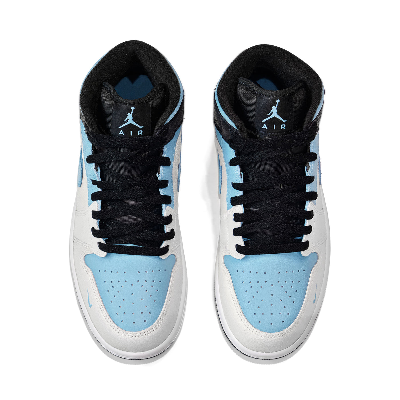 Air Jordan 1 Mid SE Summit White/Blue Chill-Black