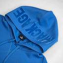 Mackage Krys Velvet Logo-Embroidered Hoodie 'Celestial blue'