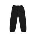 Mackage Marvin Velvet Logo-Embroidered Jogging Pant 'Black'