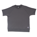Hush Shortsleeve Crewneck Raw Edge "Charcoal"