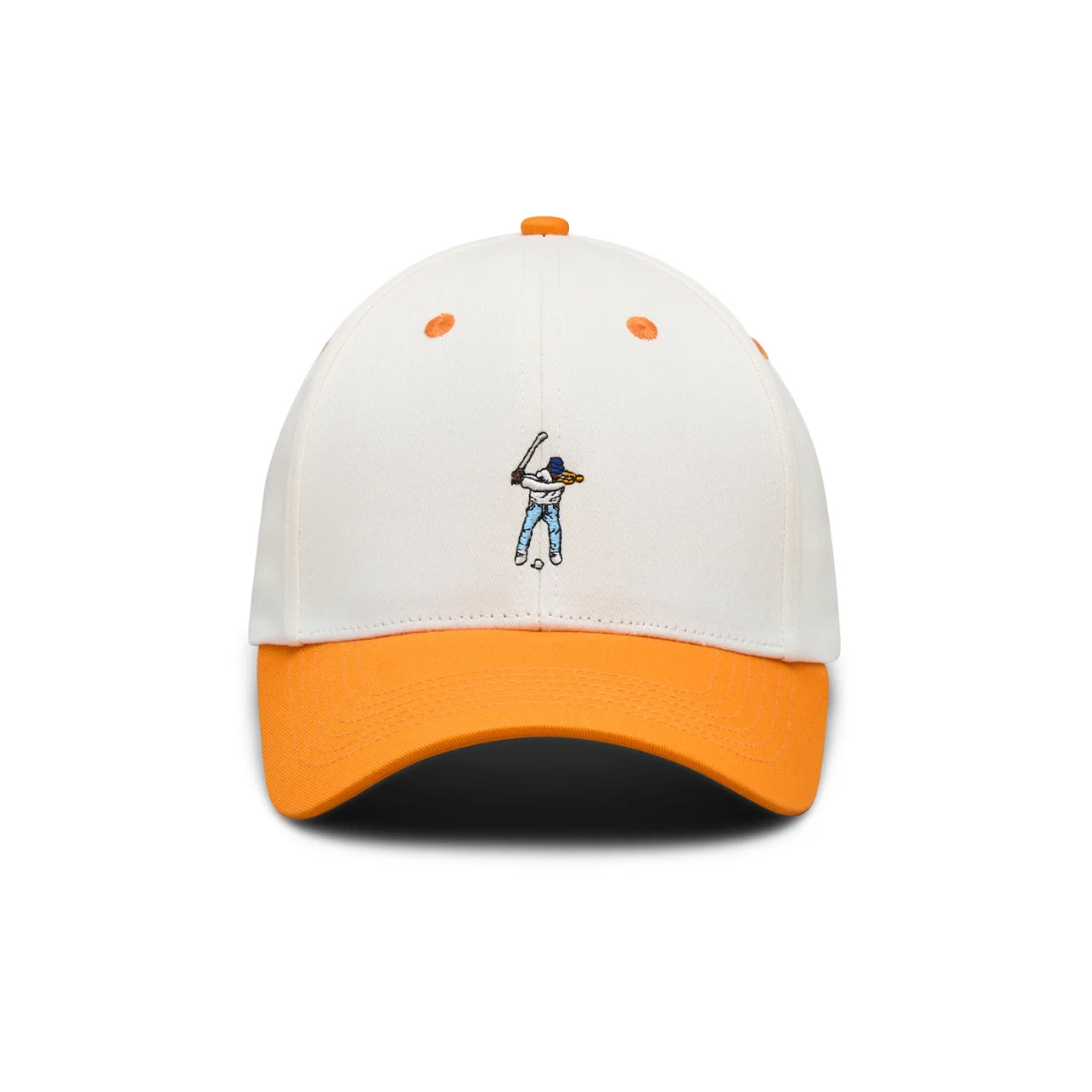 Jet Stream/Orange Peel Six Panel Two Tone Hat