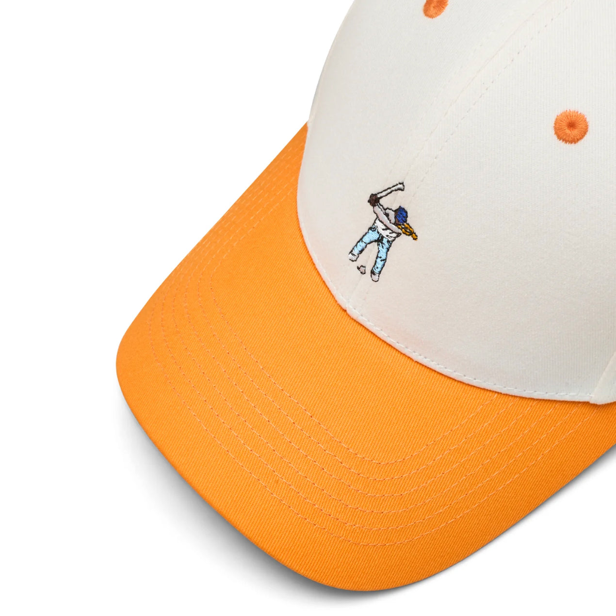 Jet Stream/Orange Peel Six Panel Two Tone Hat