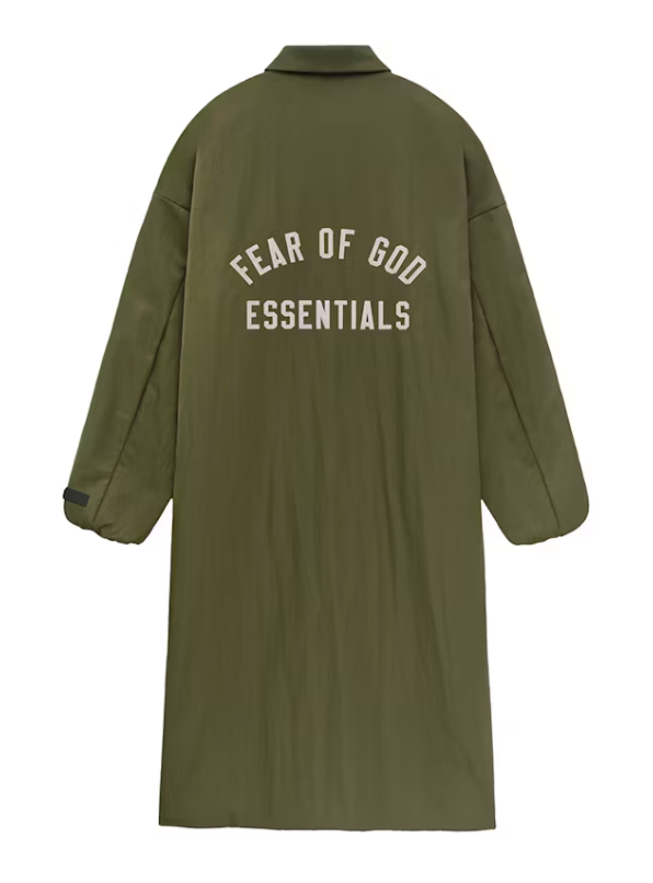 Fear of God Essentials Textured Nylon Trench Military