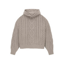 Fear of God Essentials Cable Knit Hoodie "Core Heather"
