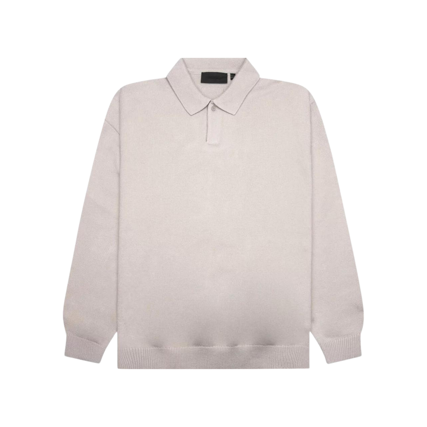 FOG Mens Essentials Knit  Polo "Silver Cloud"