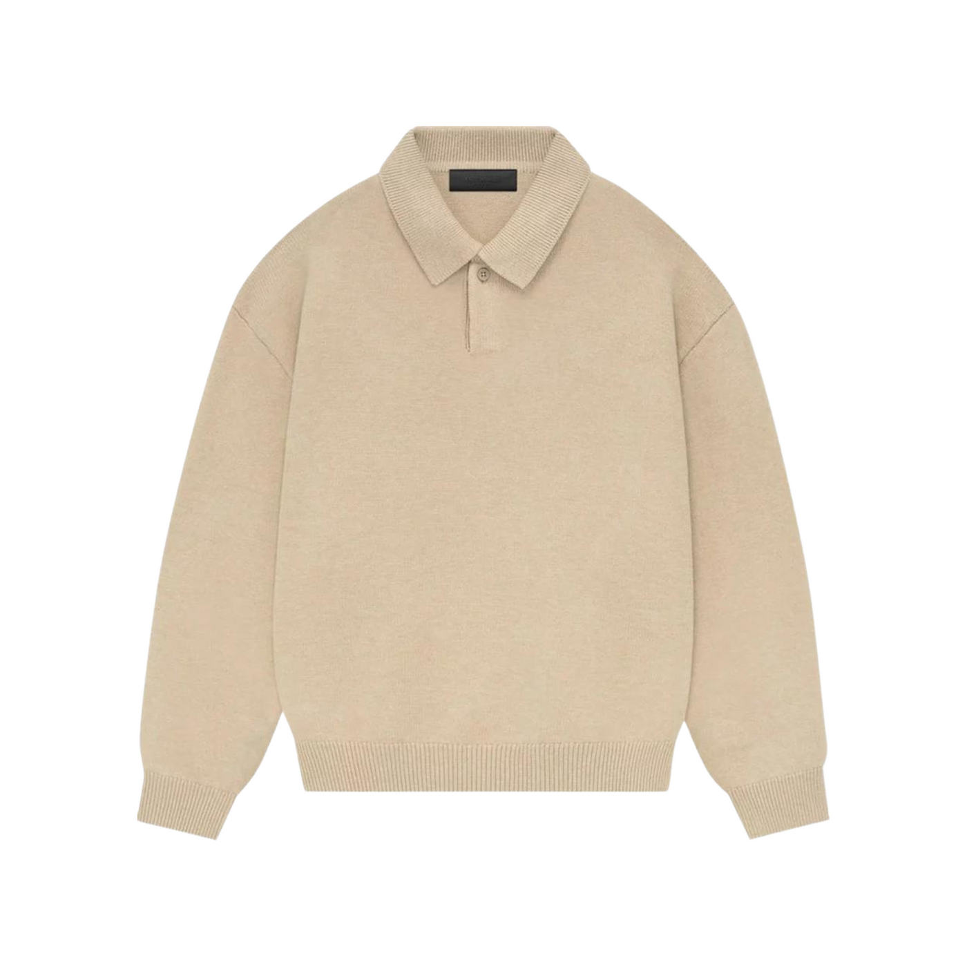 FOG Mens Essentials Knit Polo "Gold Heather"