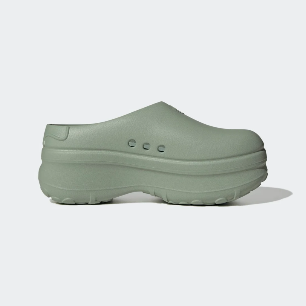 adidas gazelle silver green womens LADIES' ADIFOM STAN SMITH MULE SHOES main image 1