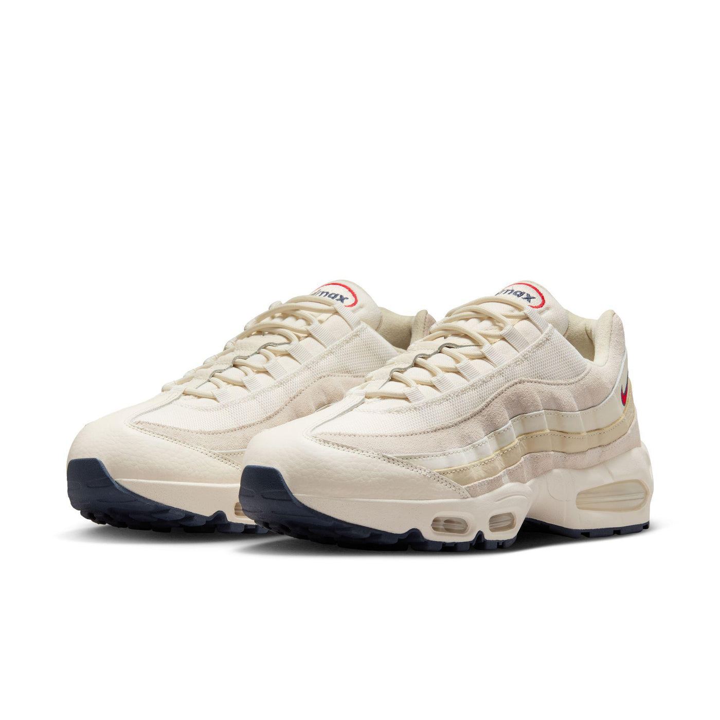 Nike Air Max 95 OG PRM Pale Ivory/University Red-Light Khaki-Sail