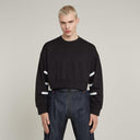 GSxWVB Oversized Short Sweat Black