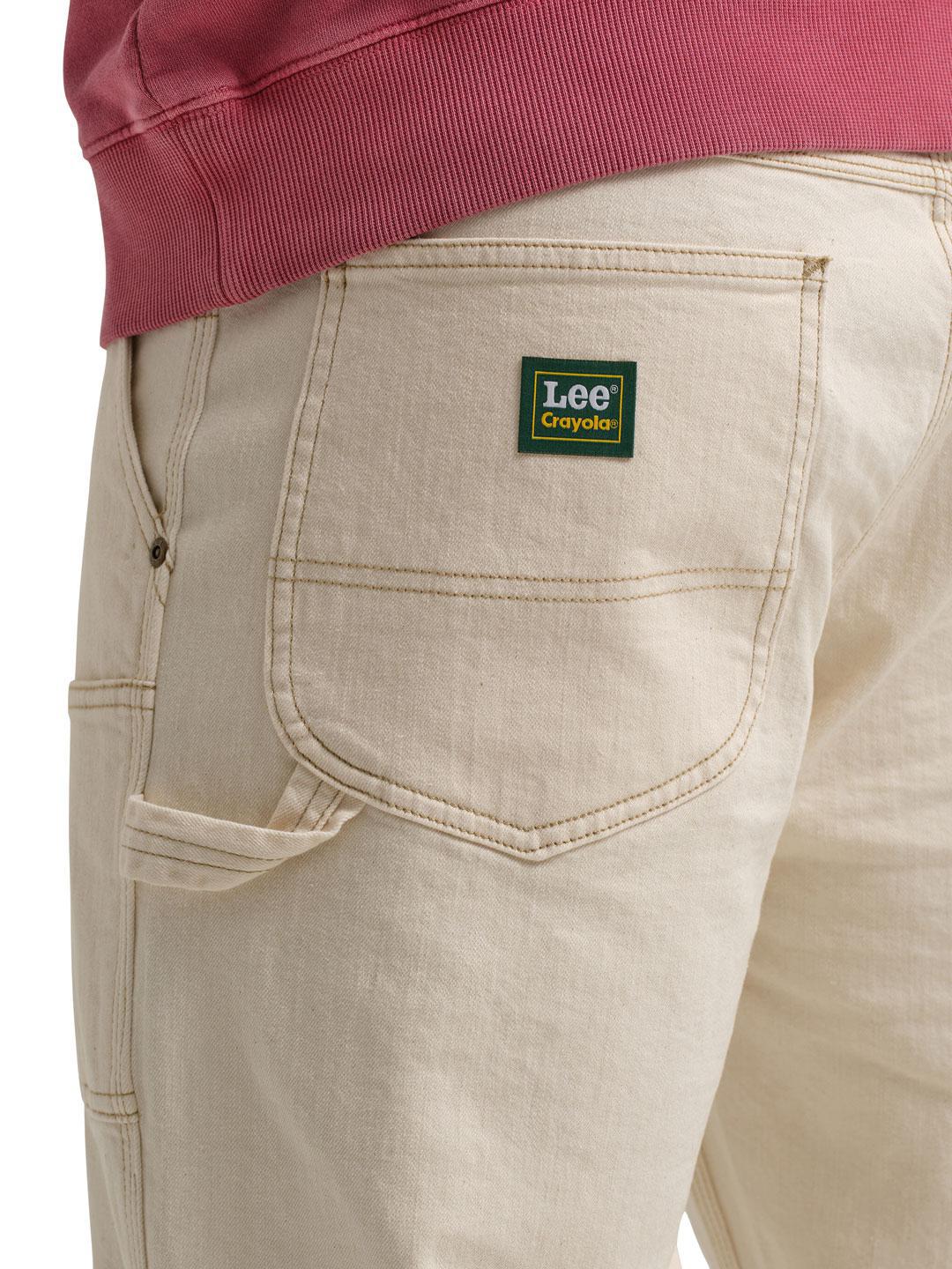 Lee x Crayola Men's Carpenter Pant Ecru
