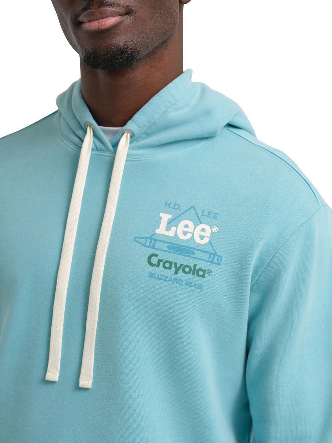 Lee x Crayola Hoodie Blizzard Blue