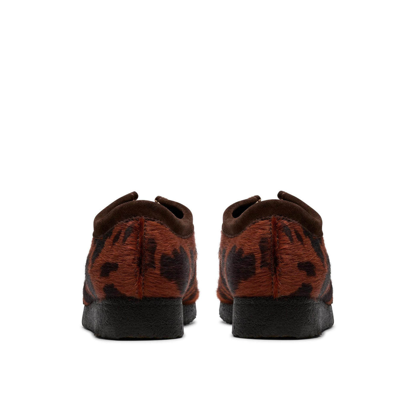 Clarks Wallabee Brown Cow Print