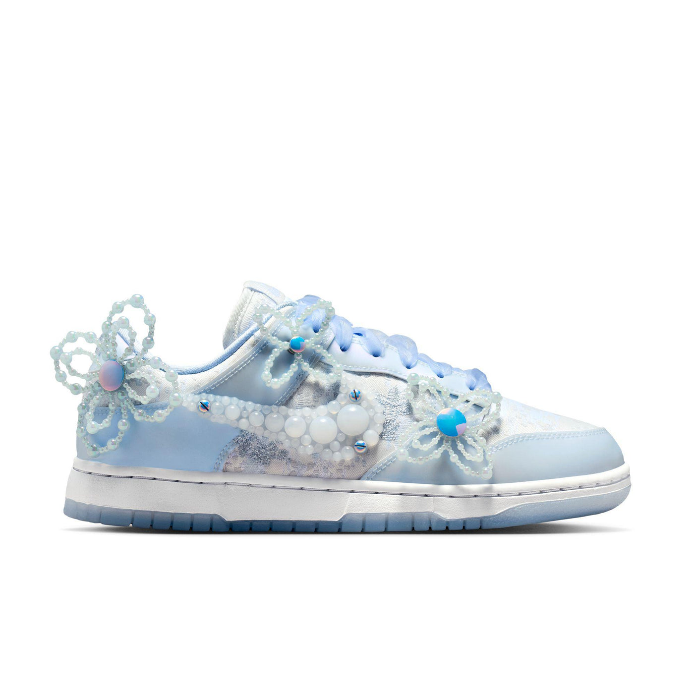 Women's Nike Dunk Low Summit White/Blue Tint-Wolf Grey