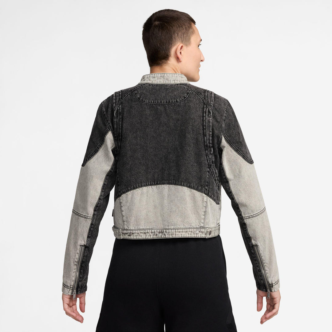 ジャケット Air Jordan W Moto Jacket Air Jordan W Moto Jacket Black, Flat Pewter & Iron Grey