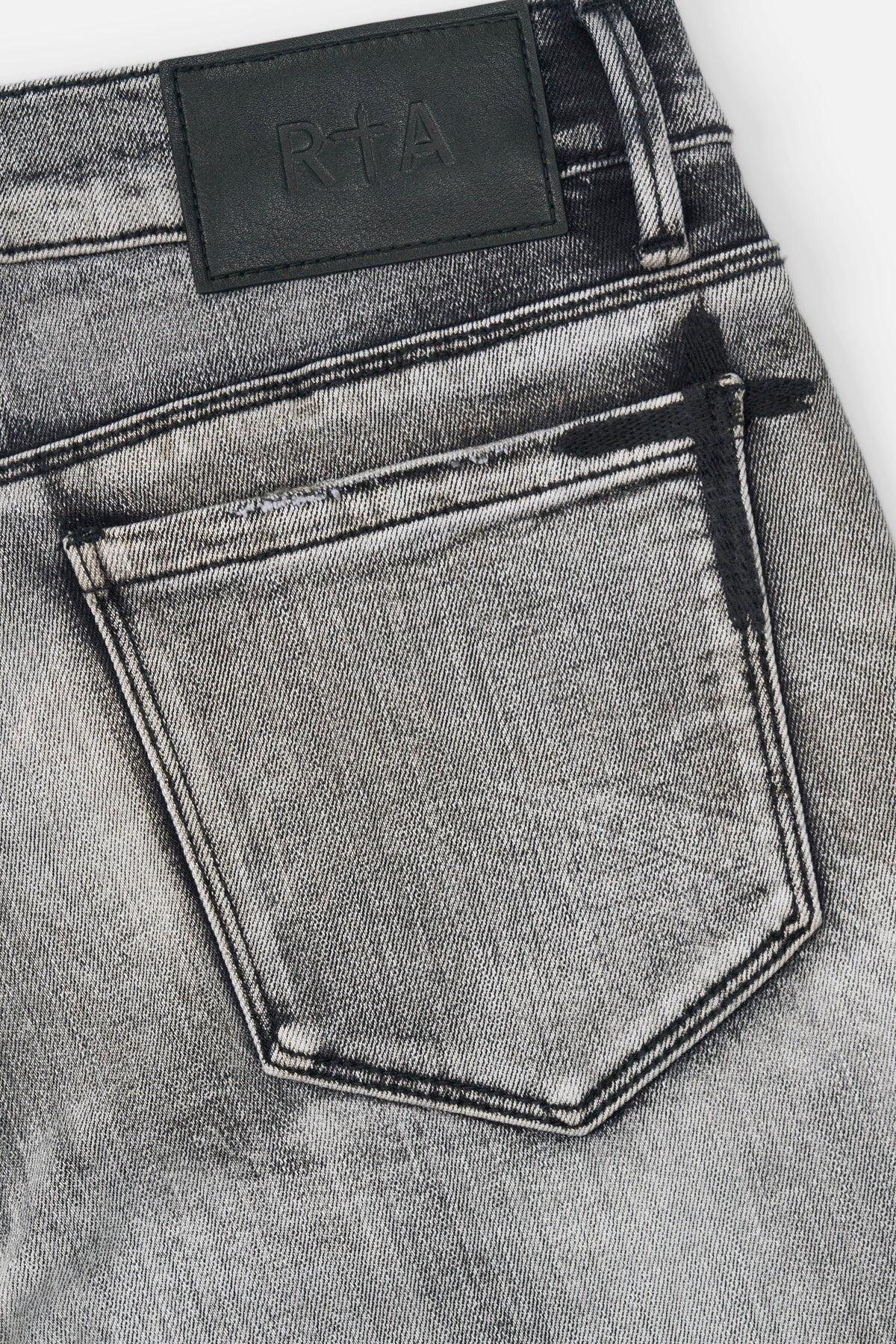 RTA Olivier Stacked Skinny Jean | Monochrome Fade