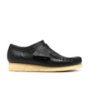 Clarks Wallabee Black Leather Embossed