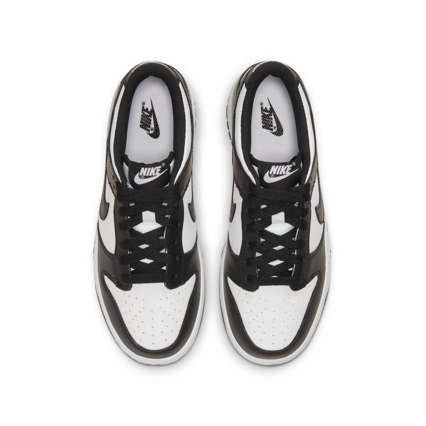 Nike Dunk Low Big Kids' Shoes White/Black-White