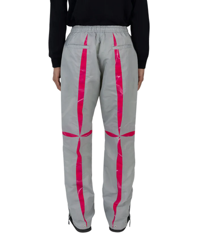 Nash Slice Pant Silver Grey/Fluro Pink