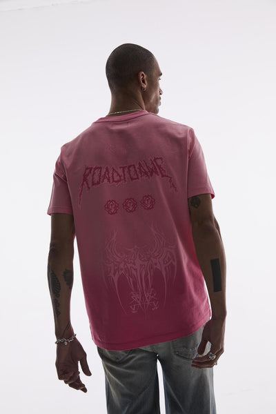 RTA Liam|Pink Cyber Metal T-Shirt