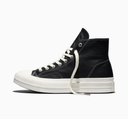 Converse First String Chuck - Premium Leather - Black/Black/Snow White