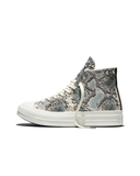 Converse First String Chuck - Snake Leather - Silver/Snow White/Black