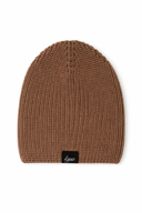 D.Grace Buckle-Back Beanie Brown
