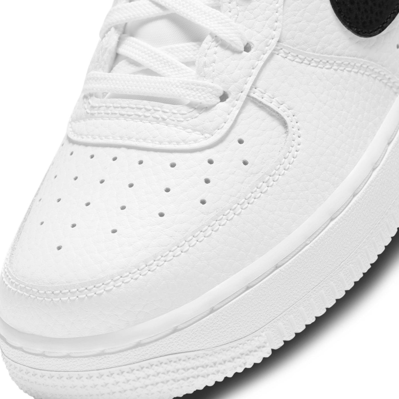 Nike Air Force 1 Big Kids' Shoes White/Black