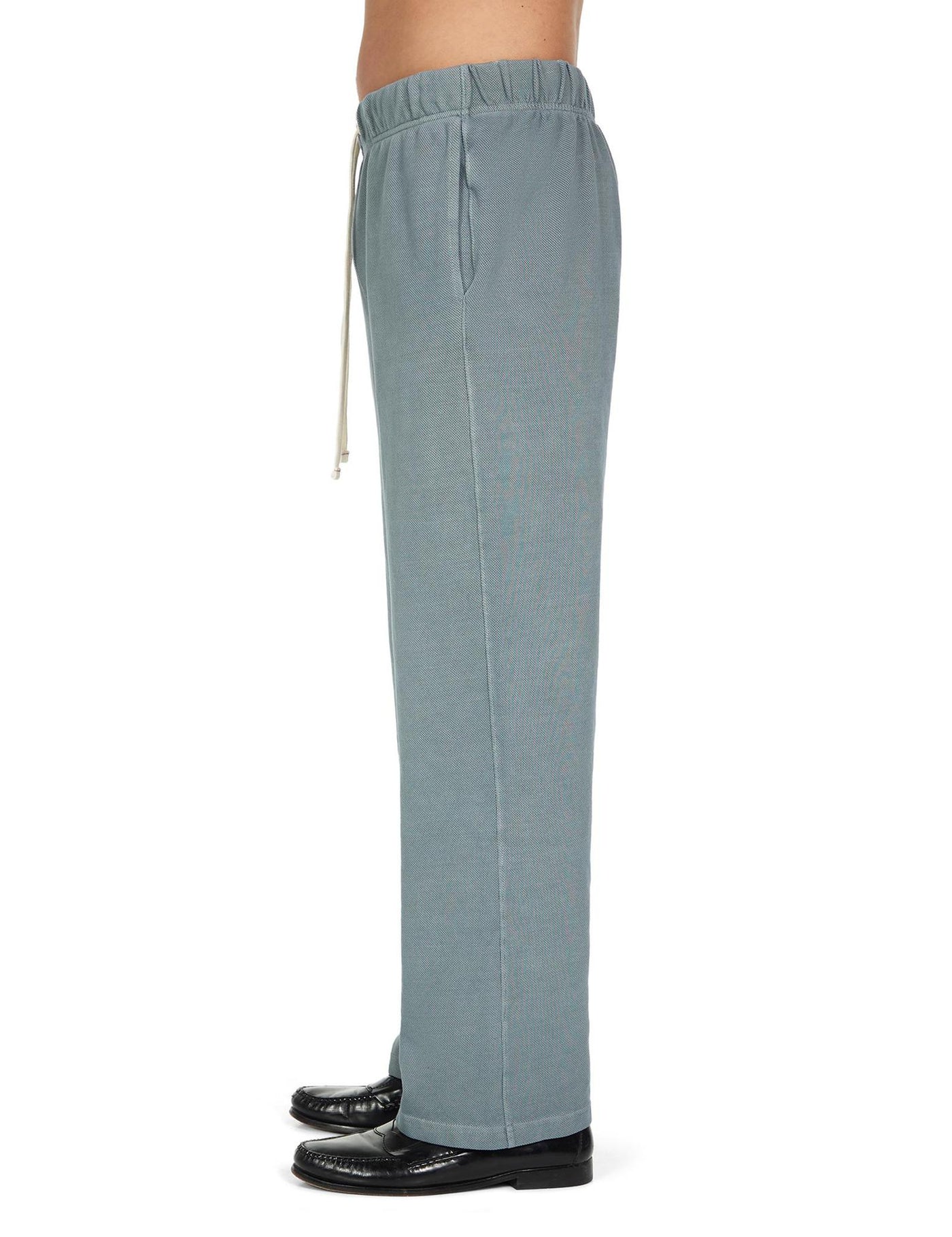 Les Tien Pique Classic Pant Washed Slate Grey