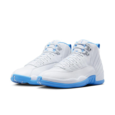 Air Jordan 12 Retro White/University Blue-Metallic Silver