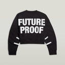 GSxWVB Oversized Short Sweat Black