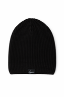 D.Grace Buckle-Back Beanie Black