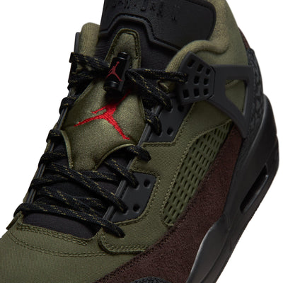 Jordan Spizike Low Medium Olive/University Red-Black
