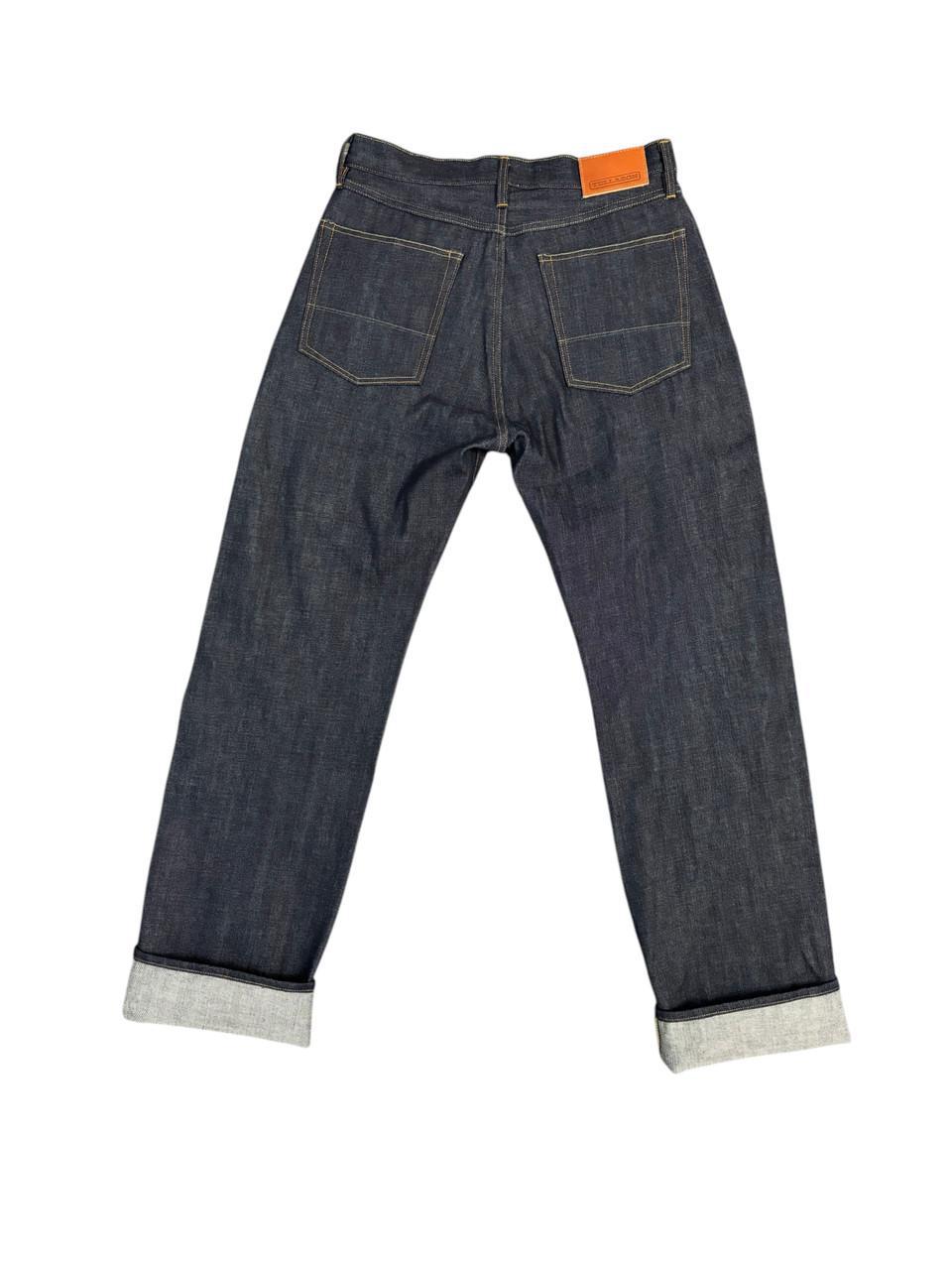 Tellason Fredy Wide Leg Jean 14.75 oz. Indigo Selvedge Denim