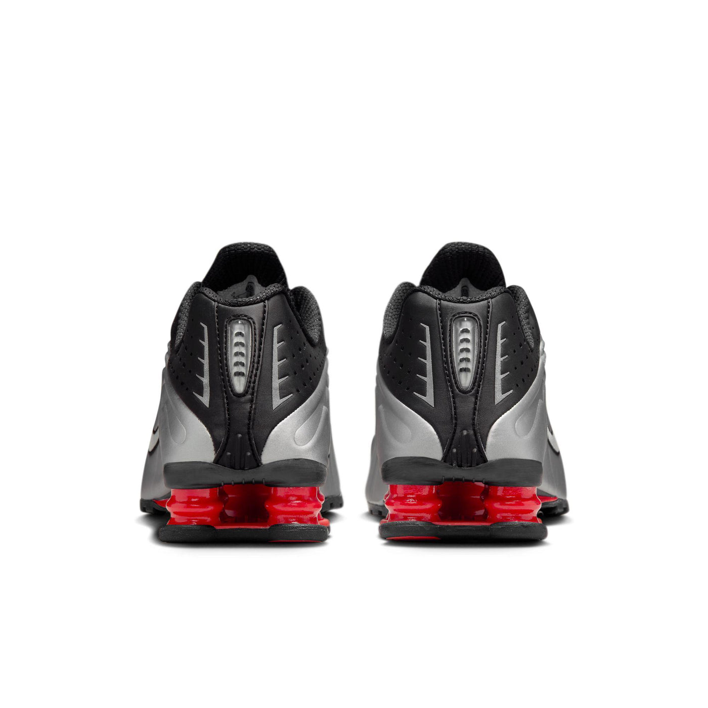 Women's Nike Shox R4 Black/Metallic Silver-Light Crimson